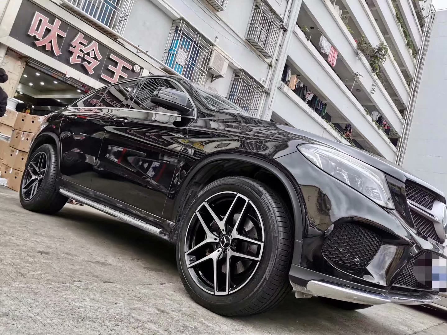 奔馳GLE coupe 升級原廠21寸 AMG 完工