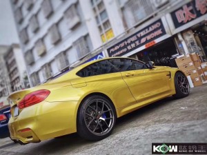 寶馬M4，換高端私人定制鍛造20寸完工