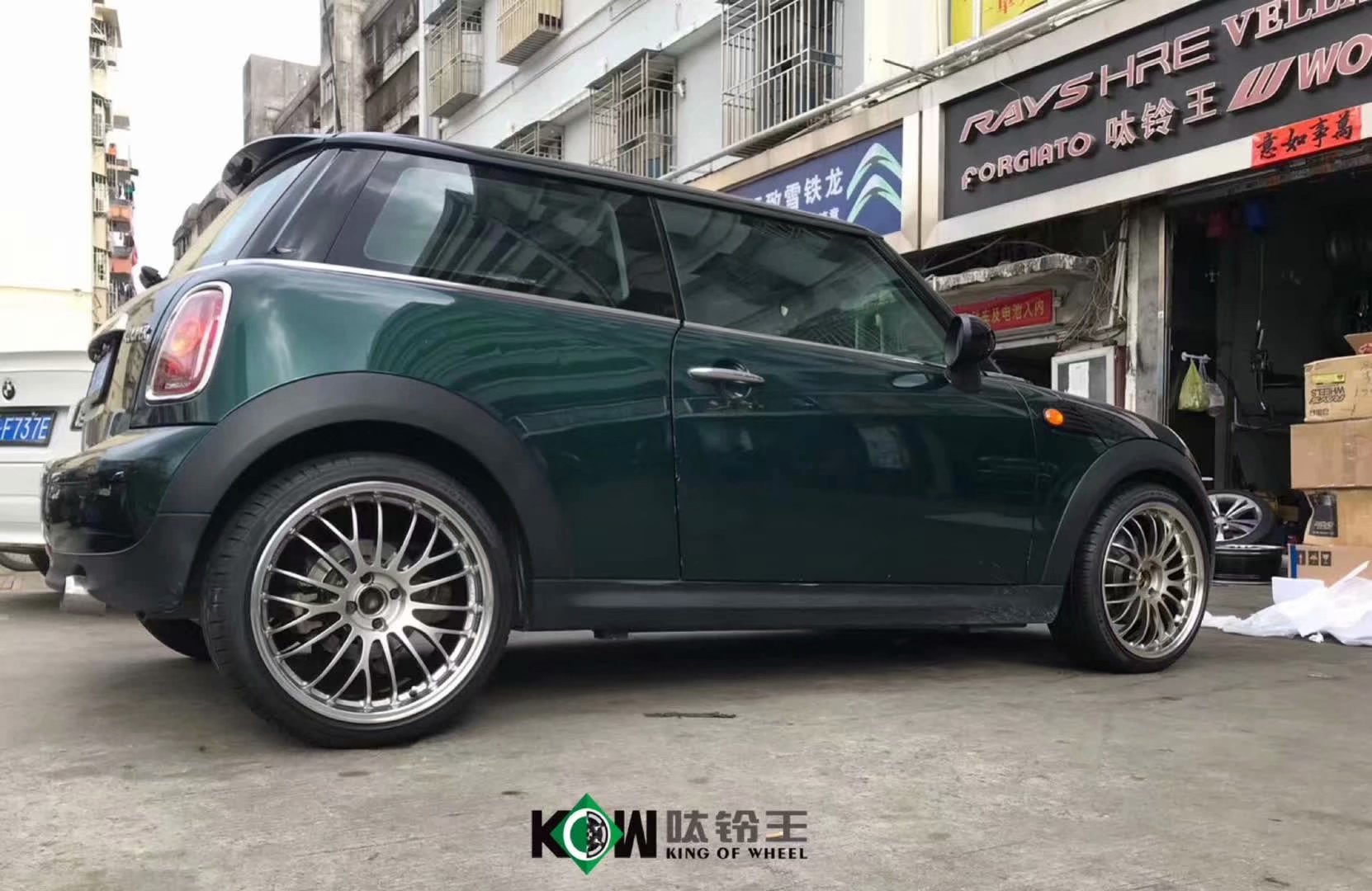 mini ，換 RAYS C345 ，18寸 完工！