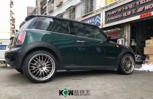 mini ，換 RAYS C345 ，18寸 完工！