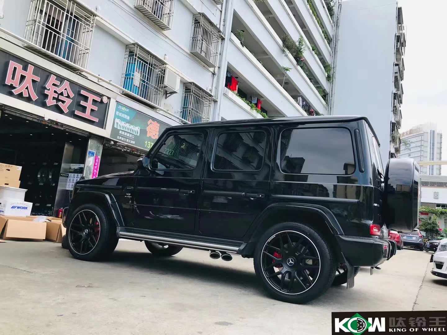 奔馳G63 換 高端私人定制鍛造 22寸