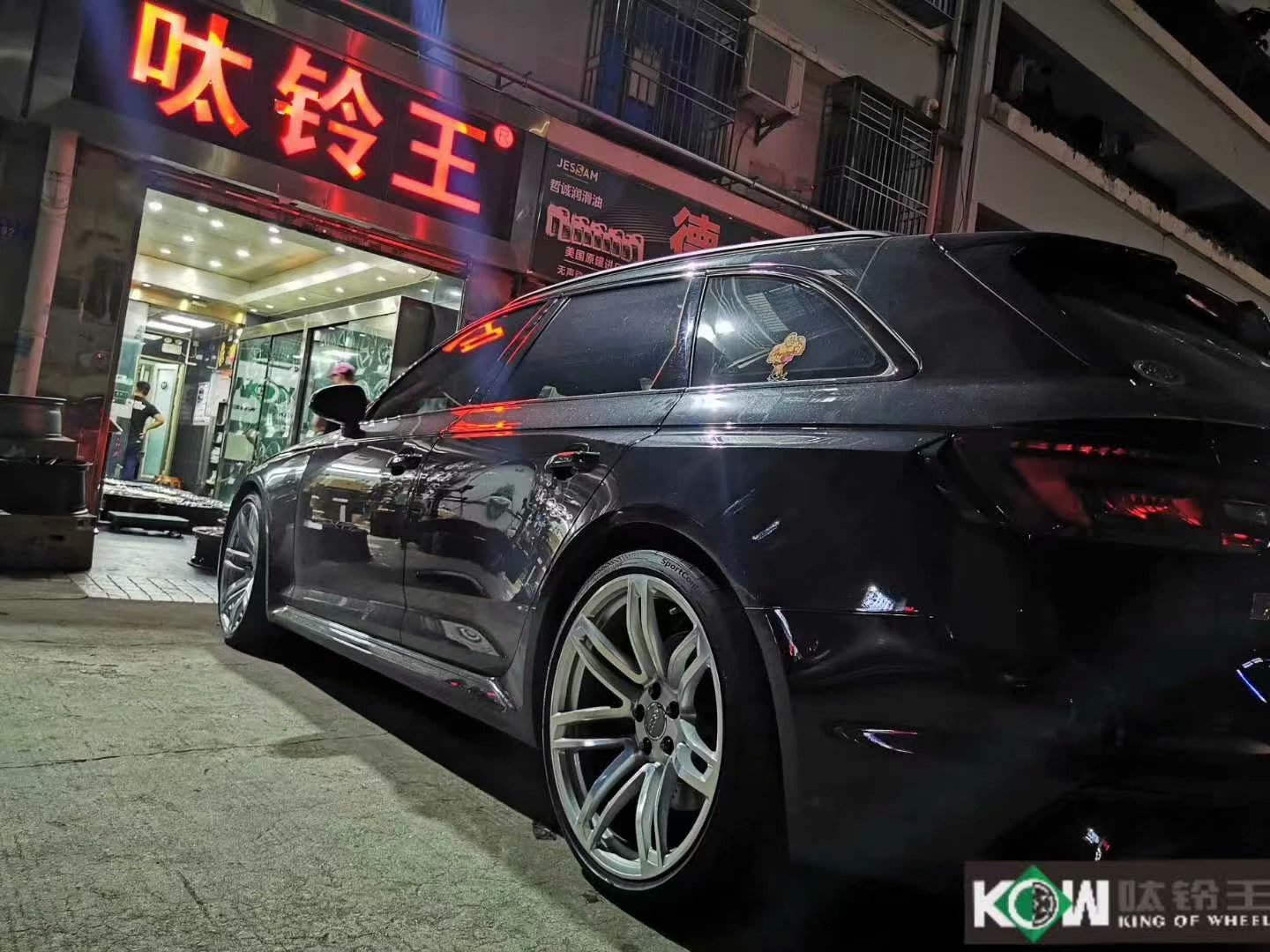 奧迪RS4 換原廠鍛造20寸完工！