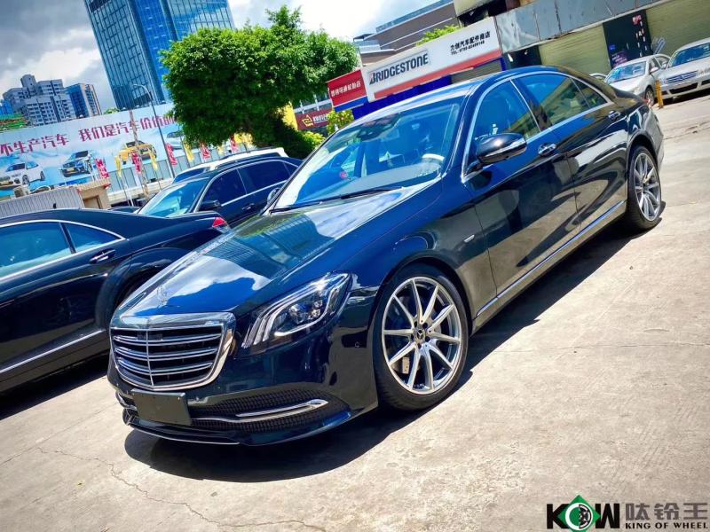 提新車(chē) 奔馳S 升級(jí)原廠20寸完工