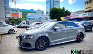 奧迪RS3 換全新RAYS TE37saga 18寸?米其林輪胎！完工！