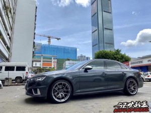 奧迪S4 換全新日本RAYS G025 19寸