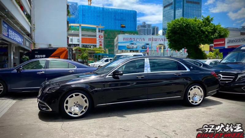 提新車 邁巴赫S450 升級原廠鍛造20寸大燒餅完工！