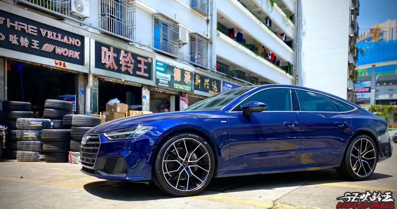 提新車 奧迪a7 換高端私人定制鍛造21寸