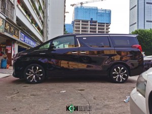 埃爾法，換私人高端定制鍛造 19寸