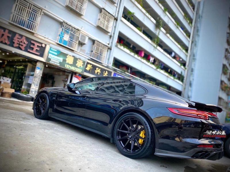 美國 Vossen HF-3 高亮黑 帕拉梅拉 971首裝
