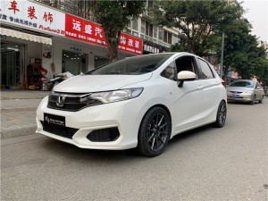 成都18款飛度GK5輪轂避震排氣改裝