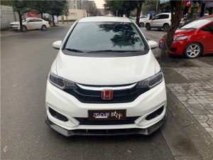 18款飛度改裝IFG輪轂SF避震小包圍
