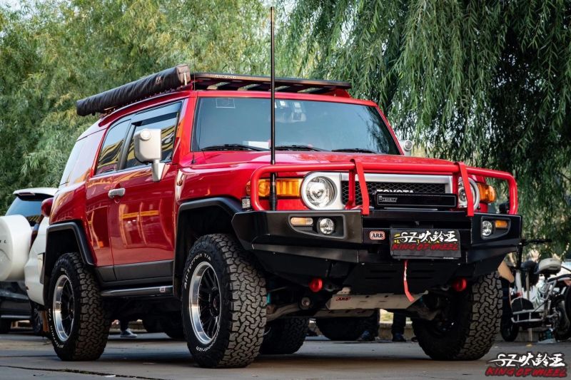 FJ 換RAYS 18寸 JAOS 備胎架完工