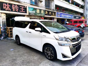 提新車，威爾法 換全新  Rays 19寸  米其林 輪胎，完工！