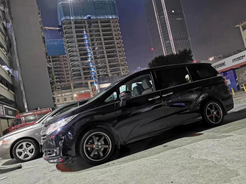 奧德賽 換RAYS TE37SL 18寸完工