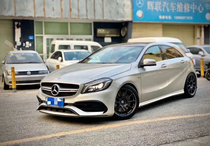 奔馳A45 換全新  RAYS ZE40 18寸限量版 完工