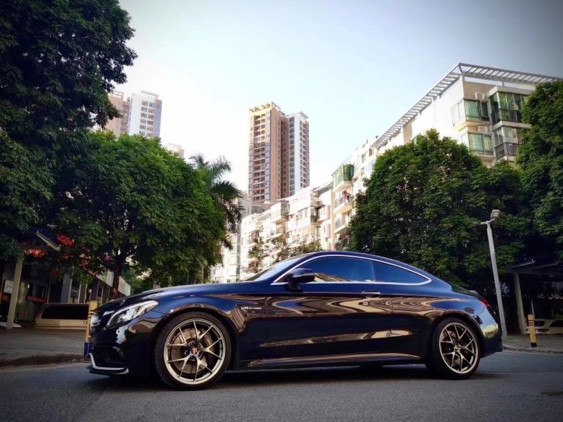 BENZ C63 Coupe for 19寸 正品BBS RID 搞定！