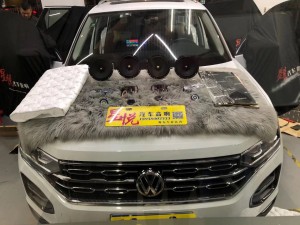 汕頭星悅汽車音響大眾探岳升級四門隔音降噪音響改裝FOCAL法國勁浪165A-GL黃金紀念版40周年套餐