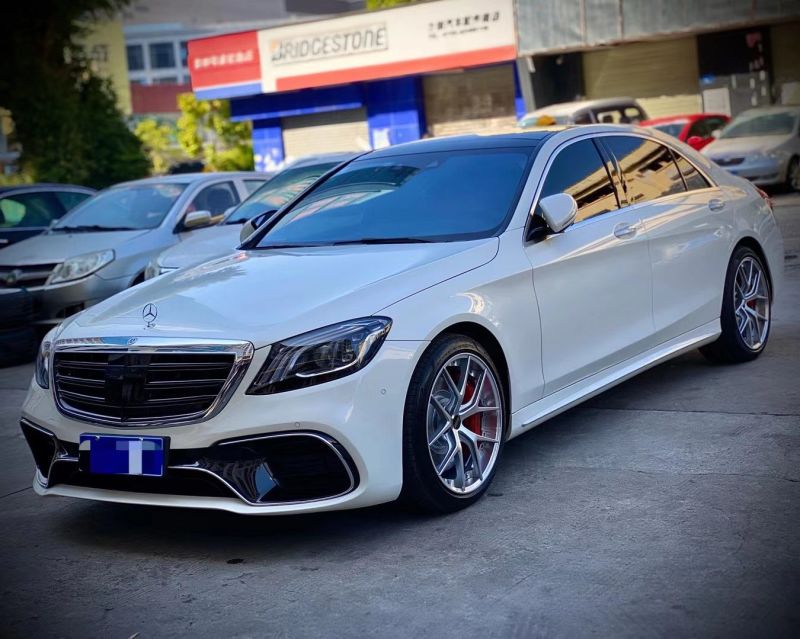 奔馳S 換全新BBS RI-S 最美雙片鍛造20寸