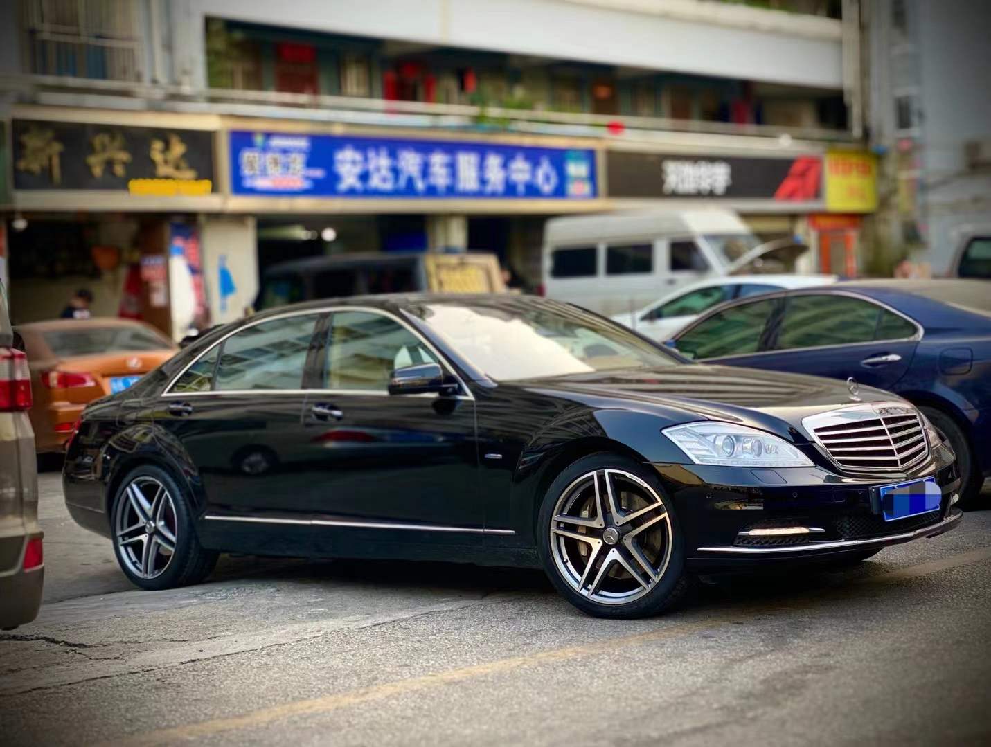 奔馳S ，升級(jí)原廠鍛造20寸 完工
