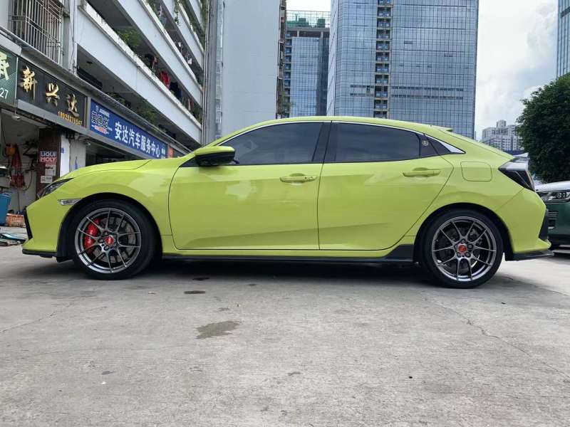 新思域，換 BBS RF單片鍛造  BLOX鍛造螺絲 完工！ 用心去改，值得推薦！