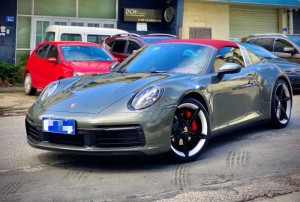 保時捷 911 targa 換定制鍛造潮鞋 前20后21寸