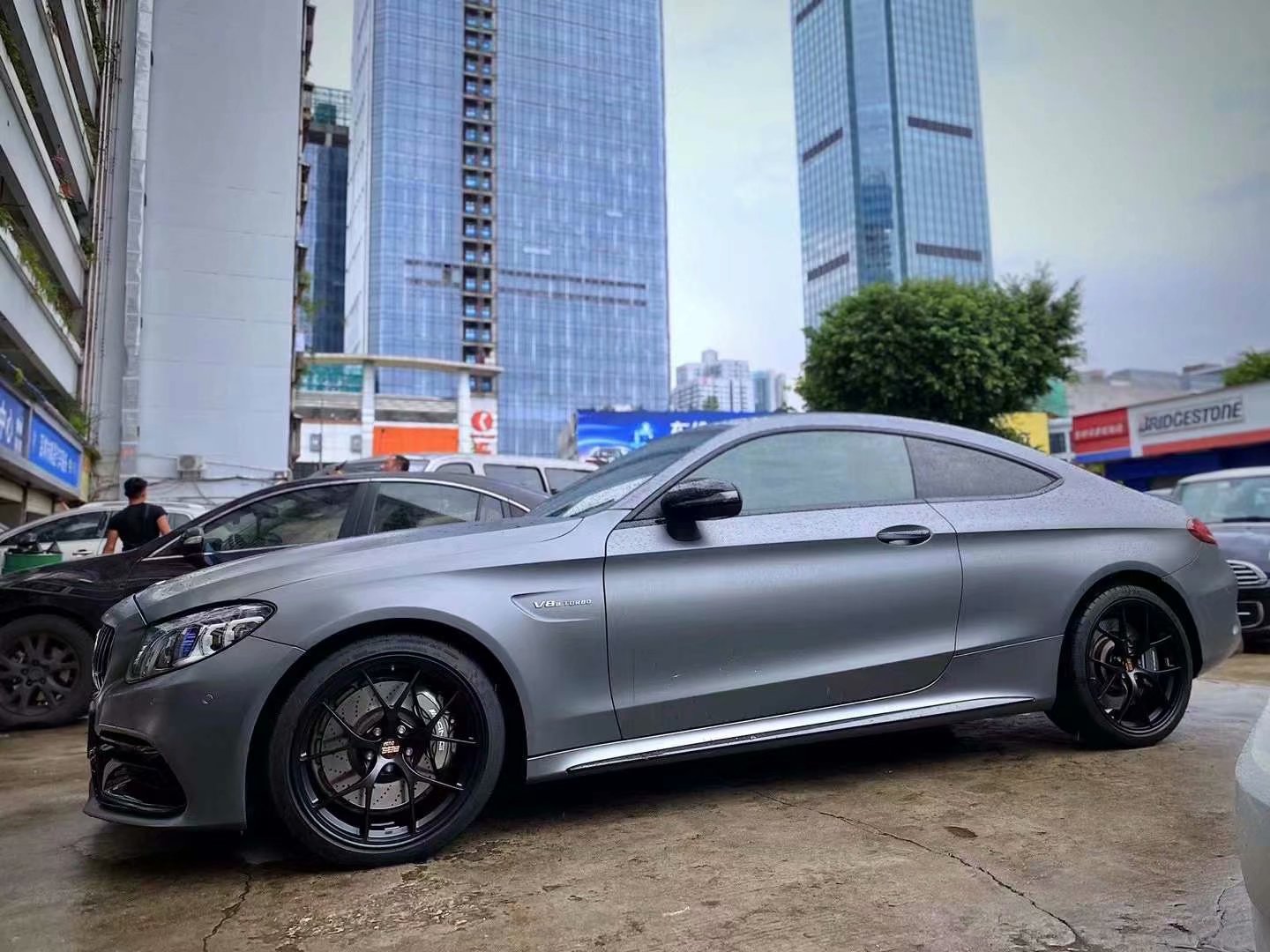 奔馳C63 coupe 換日本  BBS RID