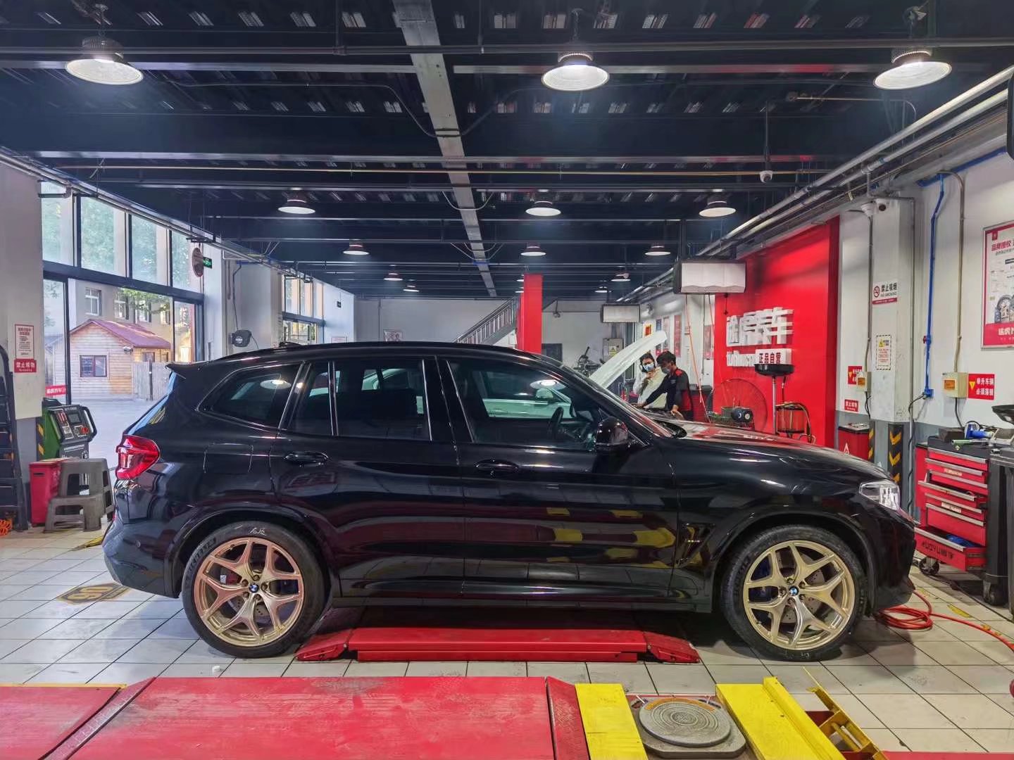 感 謝老主顧回圖#BMW X3 21寸凍金色  TLFW FORGED 定制鍛造