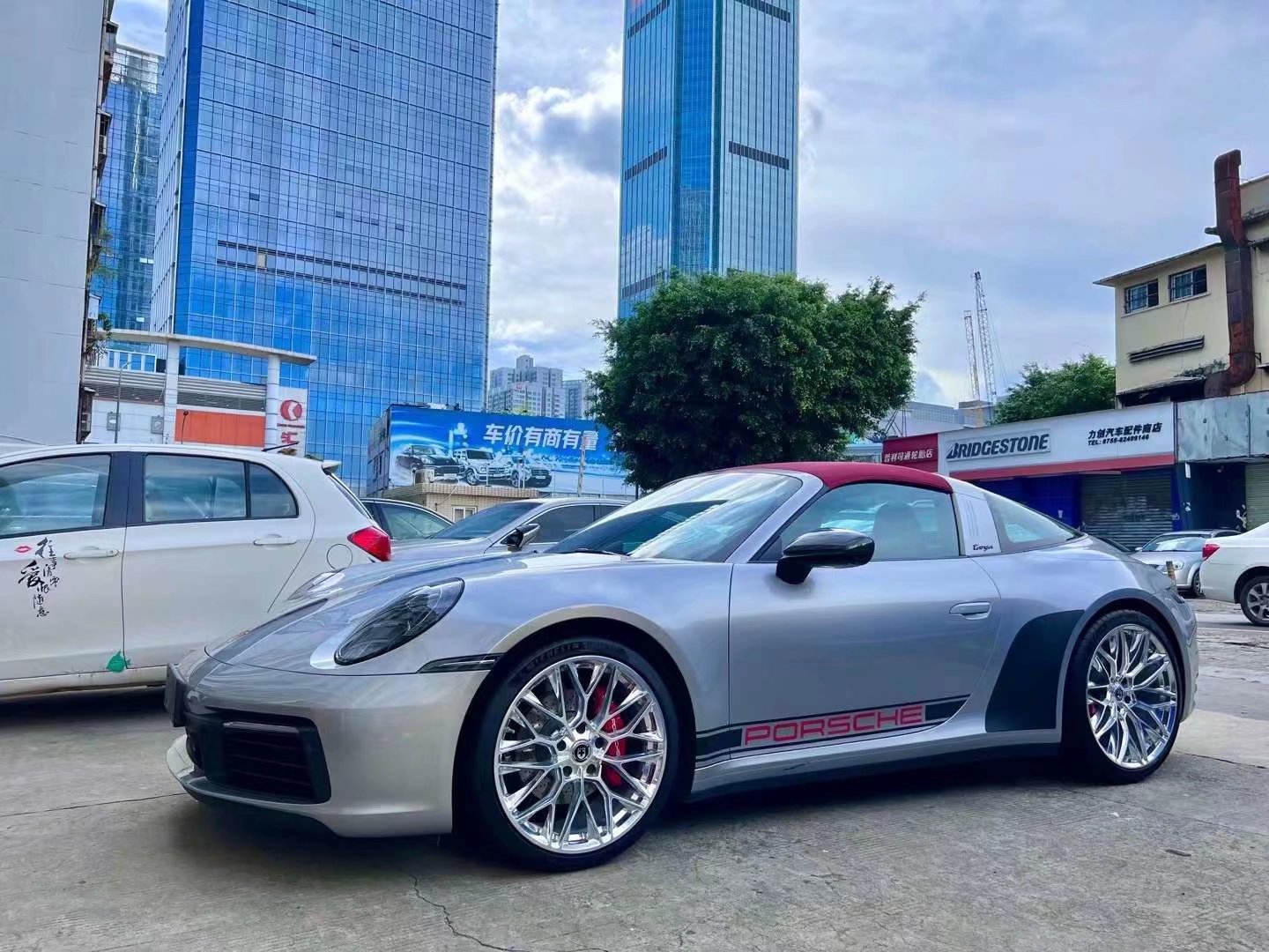 保時捷911 Targa完工TLFW鍛造定制前20后21
