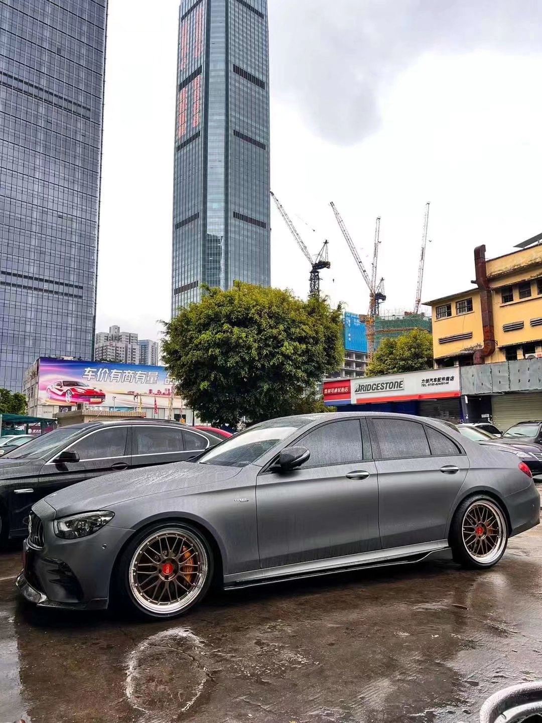 奔馳E53換BBS LM 20寸MBZ 古銅完工
