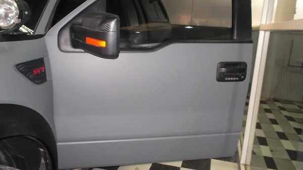 車身改色——猛禽150車身改色亞光灰 福特猛禽車身改色