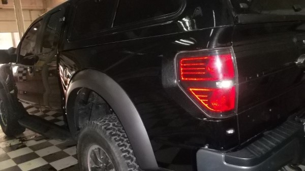 車身改色——猛禽150車身改色亞光灰 福特猛禽車身改色