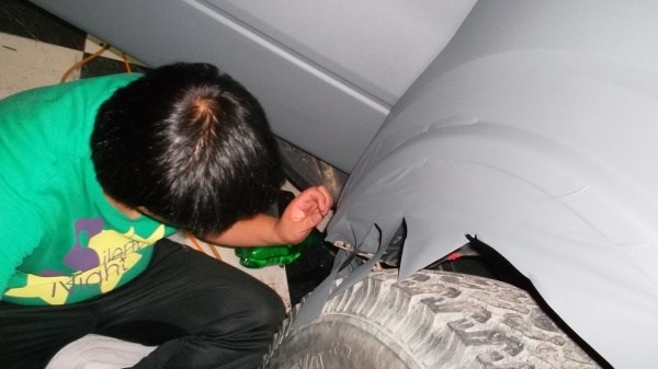 車身改色——猛禽150車身改色亞光灰 福特猛禽車身改色