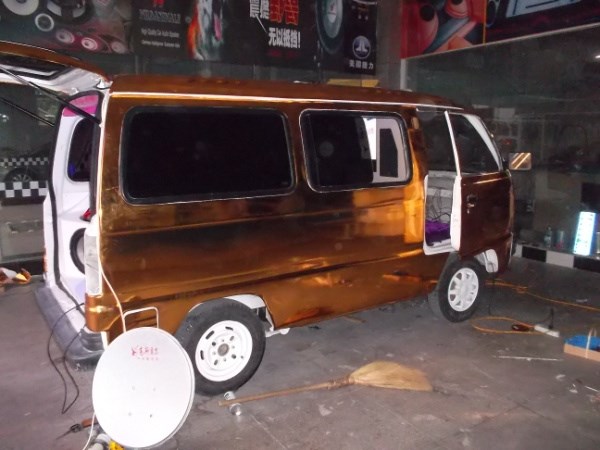汽車(chē)音響改裝 重金打造黃金小面 面包車(chē)改裝音響