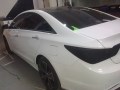 索八電鍍條尾燈改色閃電黑膜
