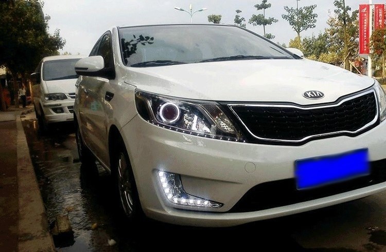 K2led日行燈 起亞K2專車專用日間行車燈改裝 K2行車燈