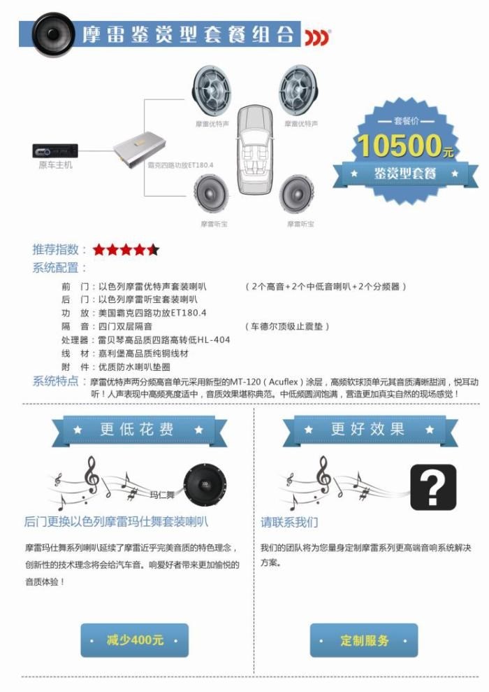 摩雷鑒賞型套餐