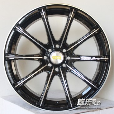 18寸8J 4*100/114.3 ET35迷你 翼搏 日系鋁合金改裝輪轂胎鈴YLX