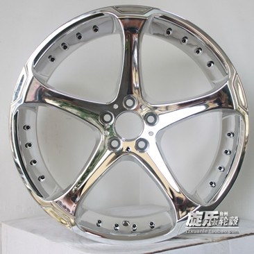 18寸傲虎 朗逸 名爵 普銳斯 榮威改裝電鍍輪轂5*100鋼圈胎鈴YLX