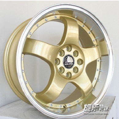17寸4*100/114.3 ET35迷你 景程名爵3日系鋁合金改裝輪轂胎鈴YLX