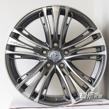 18寸l凌志 馬自達(dá) 凱美瑞 日產(chǎn)改裝電鍍輪轂5*114.3鋼圈胎鈴PNX