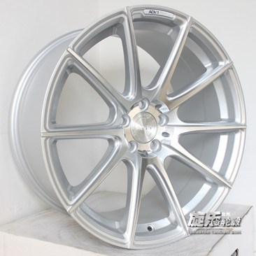 18寸9J 5*108 ET40?？怂?沃爾沃S40 雷諾ADV1款改裝輪轂胎鈴YLX