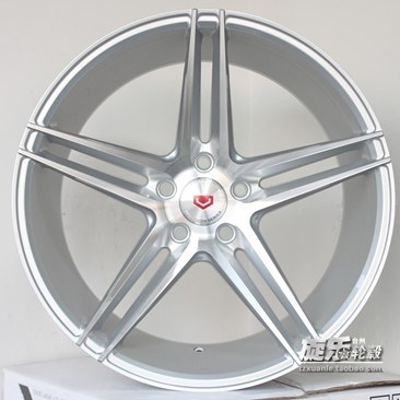 19寸5*112大眾奧迪奔馳系列旋壓輕量化臺產(chǎn)V5前后配改裝輪轂胎鈴X