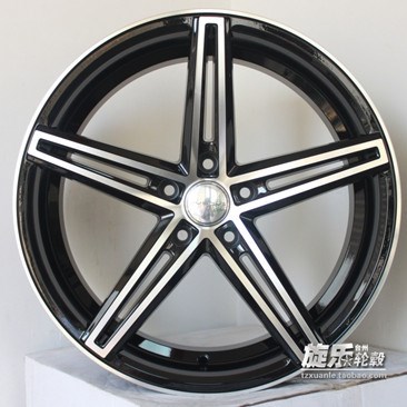 19寸8.5j 5*114.3 CV5款內(nèi)凹 黑色車面 銳志凌志日系改裝輪轂YLX