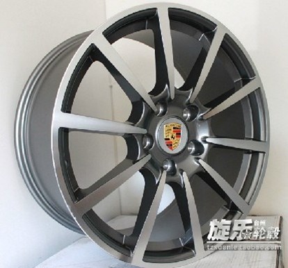20寸保時(shí)捷卡宴帕納梅拉 奧迪Q7 途銳改裝輪轂5*130鋼圈胎鈴TC