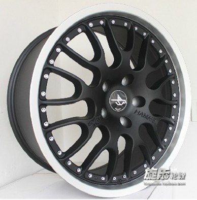 20寸9J 5*130黑色多條幅保時捷 卡宴 途銳奧迪Q7改裝輪轂胎鈴YLX