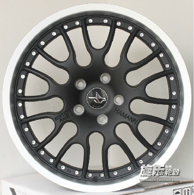 20寸9J 5*130黑色多條幅保時捷 卡宴 途銳奧迪Q7改裝輪轂胎鈴YLX