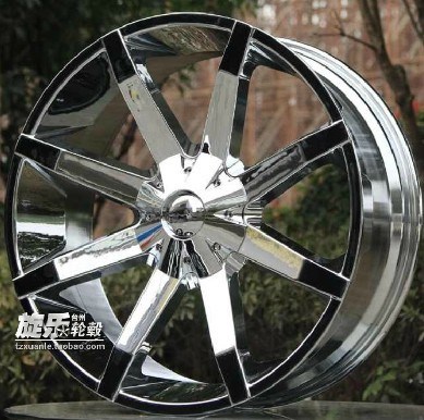 24寸福特猛禽 吉普越野車改裝電鍍輪轂BLANK盲孔胎鈴 5孔 6孔YLX