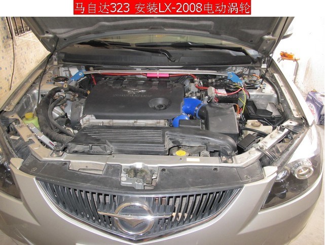 荣威550 动力升级  安装键程LX2008离心式涡轮增压器