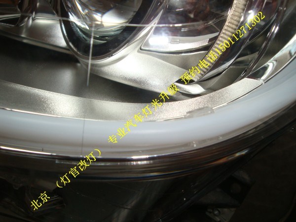 C260改裝透鏡 氙氣燈 雙色淚眼