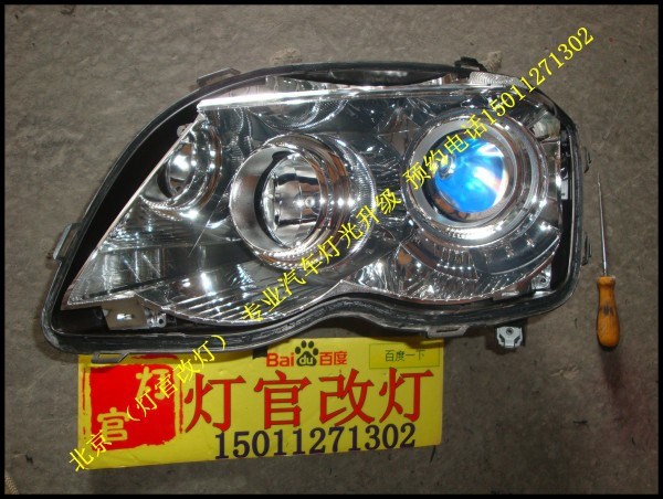 glk350改裝雙透鏡氙氣燈